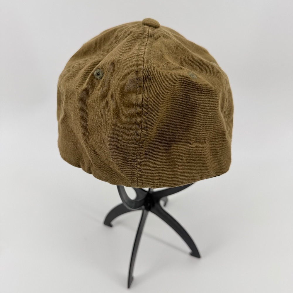 Flexfit Mens L-XL Baseball Cap Brown Veteran DD-214 Alumni Embroidered Hat - Picture 3 of 5